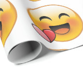 Blij en liefde Imoji Cadeaupapier (Rol Hoek)