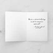 Blij en Stralend Paardenmeisje Feestdagen Kaart (Binnen)