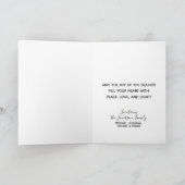 Blij! Feestelijke Sterren Foto Overlay Kerstmis Feestdagen Kaart (Binnen)