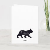 Blij Franse Bulldog Kaart (Achterkant)