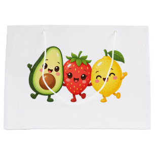 Blij Fruit Vrienden Groot Cadeauzakje