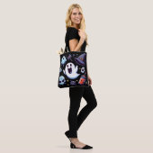 Blij Geesten & Eng Halloween Pret Tote Bag (Op model)