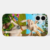 Blij Geit Case-Mate iPhone Case (Achterkant (horizontaal))