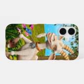 Blij Geit iPhone 16 Hoesje (Achterkant horizontaal)