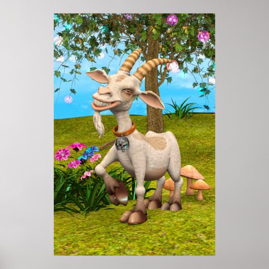 Blij Geit Poster (Voorkant)
