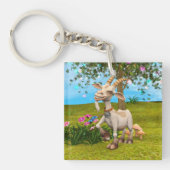 Blij Geit Sleutelhanger (Voorkant)