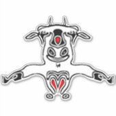 Blij Geit Sticker (Voorkant)