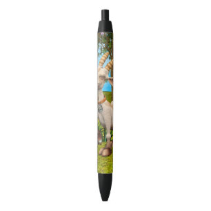 Blij Geit Zwarte Inkt Pen