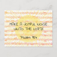 Blij Geluid Psalm 98:4 Christelijke Bijbeltekst