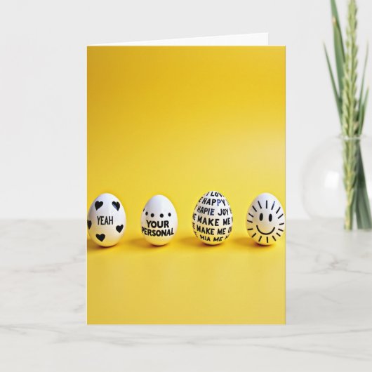 Blij Geluk Ja Persoonlijke kaart (Voorkant)