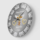 Blij Gelukig Zilveren Kant Jubileum Grote Klok (Hoek)