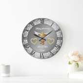 Blij Gelukig Zilveren Kant Jubileum Grote Klok (Huis)