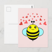 Blij Gelukkig Liefdeshart Briefkaart (Voorkant / Achterkant)