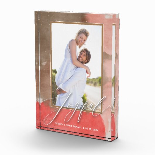 Blij Gescheiden Koppel  Fotoblokken (Rechts)