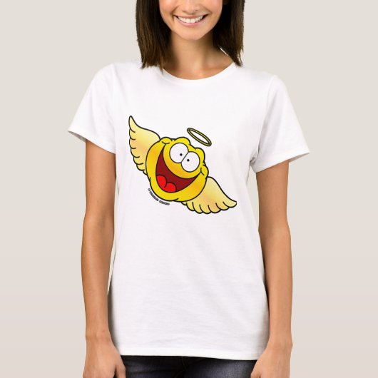 Blij Gezicht Engel T-shirt (Voorkant)