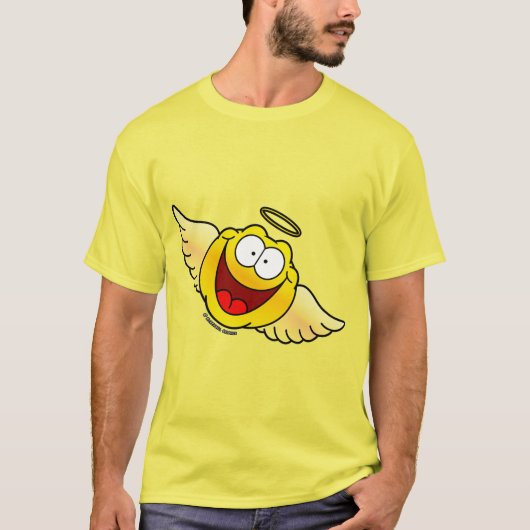 Blij Gezicht Engel T-shirt (Voorkant)