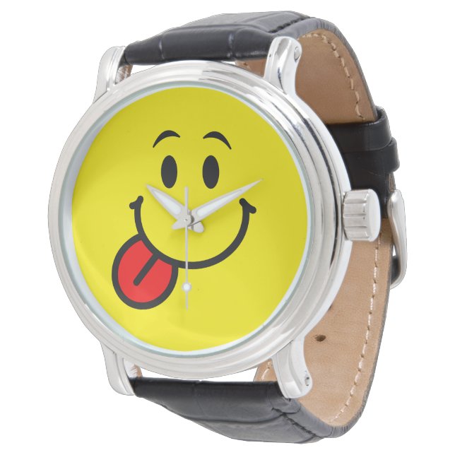 Blij Gezicht Horloge (Gekanteld)