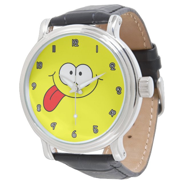 Blij Gezicht  Horloge (Gekanteld)