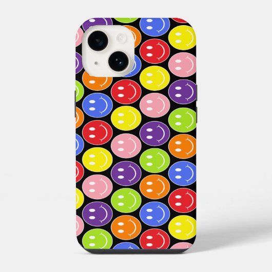 Blij Gezicht iPhone Hoesje (Achterkant)