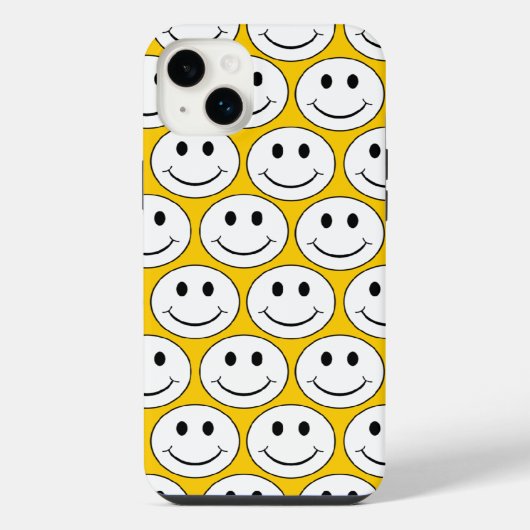 Blij Gezicht iPhone Hoesje (Achterkant)