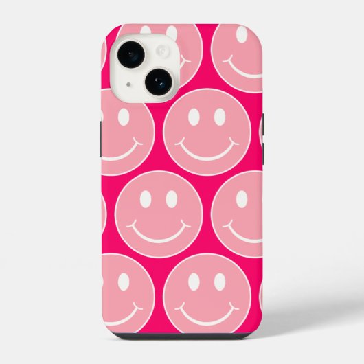 Blij Gezicht iPhone Hoesje (Achterkant)