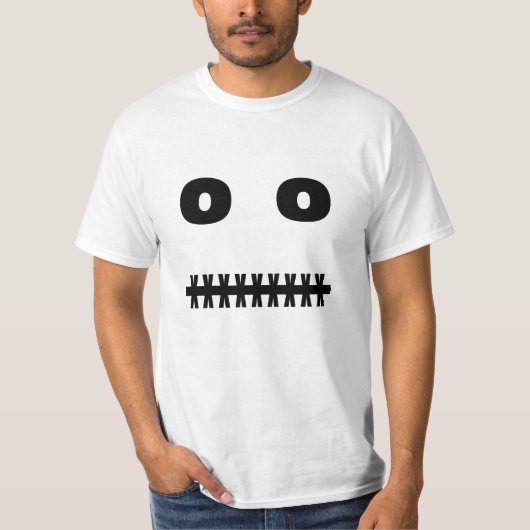 Blij gezicht. t-shirt (Voorkant)