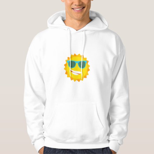 Blij gezicht, zon 🌞 hoodie ! (Voorkant)