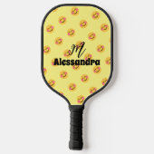 Blij glimlachend gezicht Pickleball-paddle Pickleball Paddle (Achterkant)