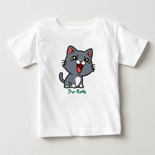 Blij Grijze Kitten (Voorkant)
