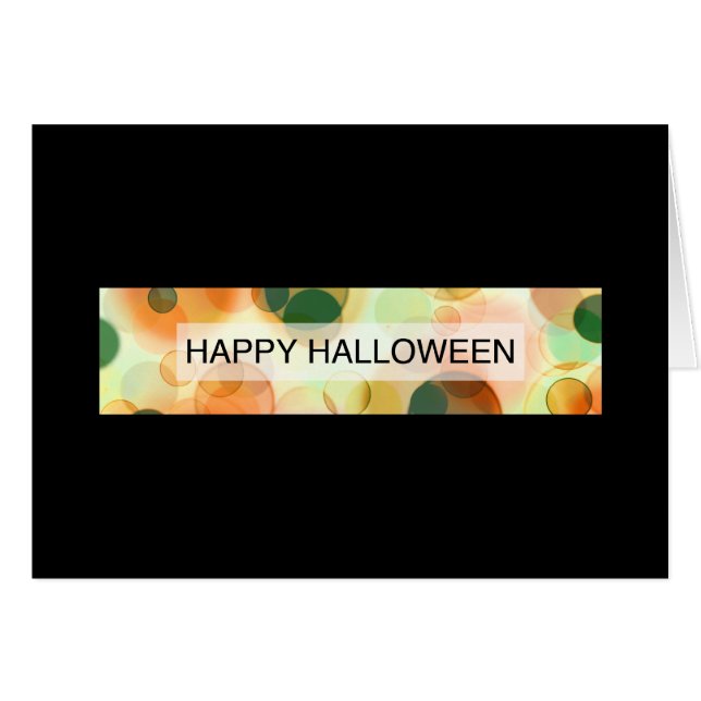 blij halloween ( bokeh ) (Voorkant Horizontaal)