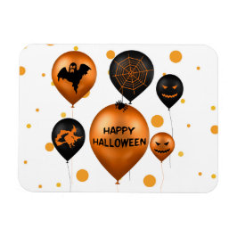 Blij Halloween-feestballonnen Magneet