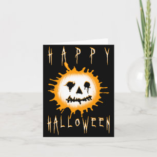 blij halloween : splatolantern kaart