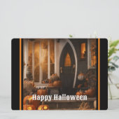 Blij Halloween Thuiscollectie Feestdagenkaart (Staand voorkant)