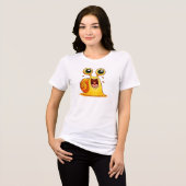 Blij-Hart-Slak Dames Natuur T-Shirt (Voorkant volledig)