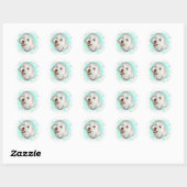 Blij Havanese Ronde Sticker (Vel)