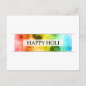 blij holi ( bokeh ) briefkaart (Voorkant)