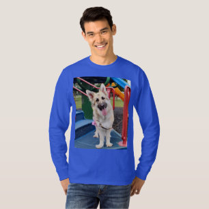 Blij hoofd kantelen t-shirt