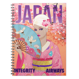 Blij in Japan klein notitieboekje Notitieboek