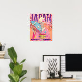 Blij in Japan Klein Poster (Thuiskantoor)