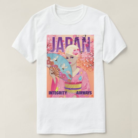 Blij in Japan T-shirt (Design voorkant)
