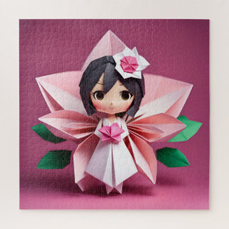 Blij in Origami Legpuzzel