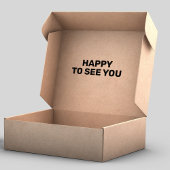 Blij je te zien, Packaging Rubberstempel