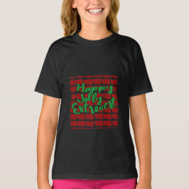 Blij Joviaal Extravert Karakter T-shirt