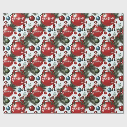 Blij Kabouter Kermis Cadeaupapier (Vlak)