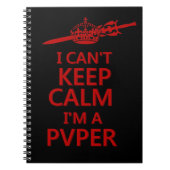Blij Kalm PvP Gamer Notitieboek (Voorkant)