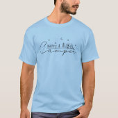 Blij Kampeerder Silhouet T-shirt (Voorkant)