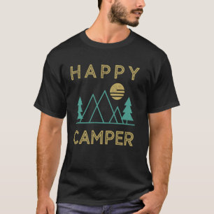 Blij Kampeerder Wandel Kamp Liefhebber Van Bestuur T-shirt