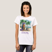 Blij Kattekruid Kat Grappige Kattenliefhebbers T-shirt (Voorkant volledig)