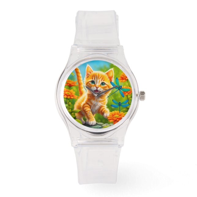 Blij Kattje Horloge (Voorkant)