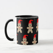 Blij Kerstmannetje van Gemberkoek Winter Mok (Links)